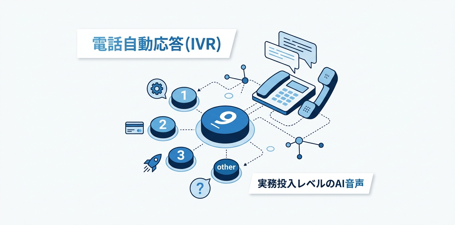 台本3: 電話自動応答(IVR)メニュー