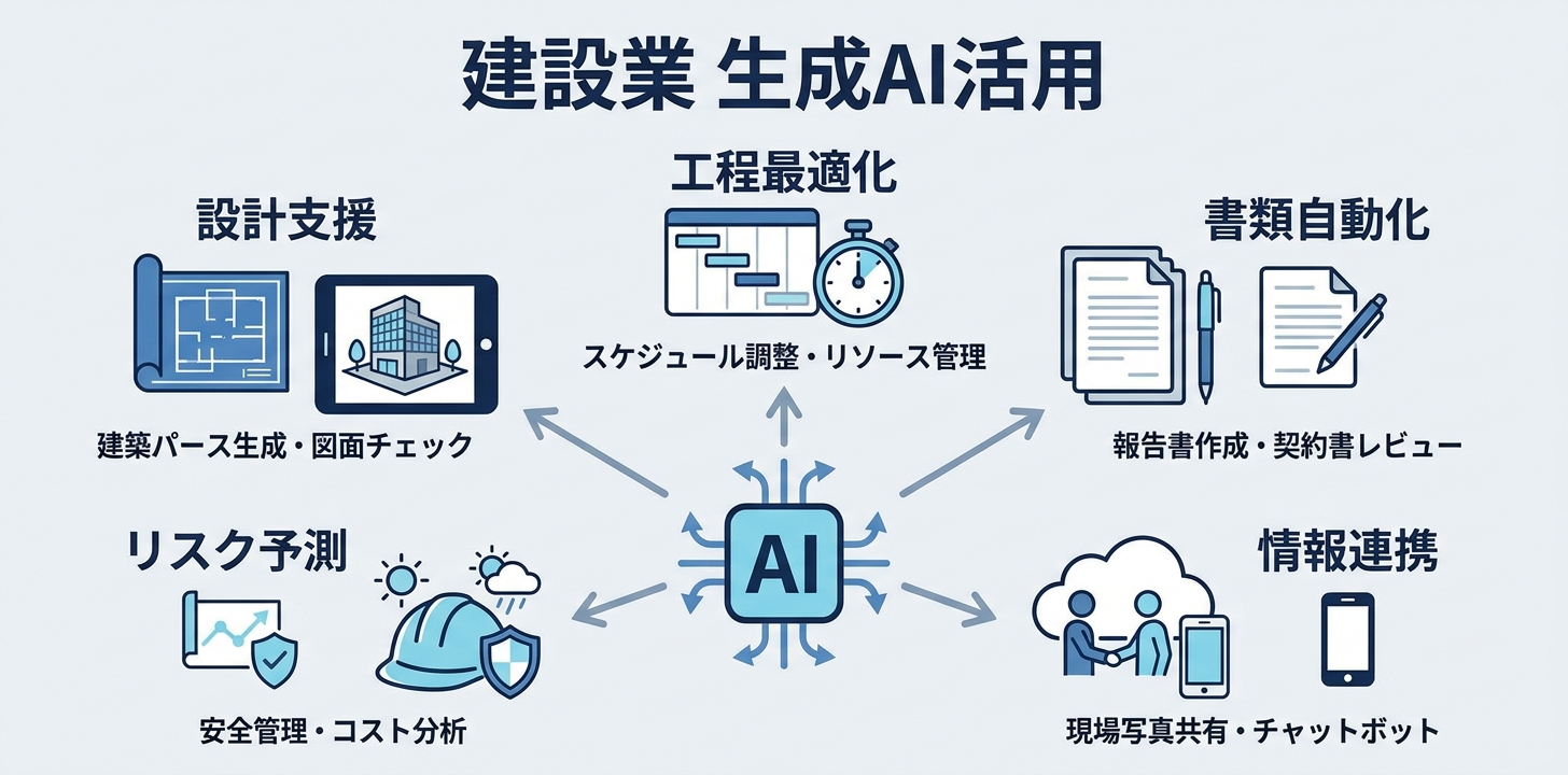 国内建設業大手の生成AI活用事例