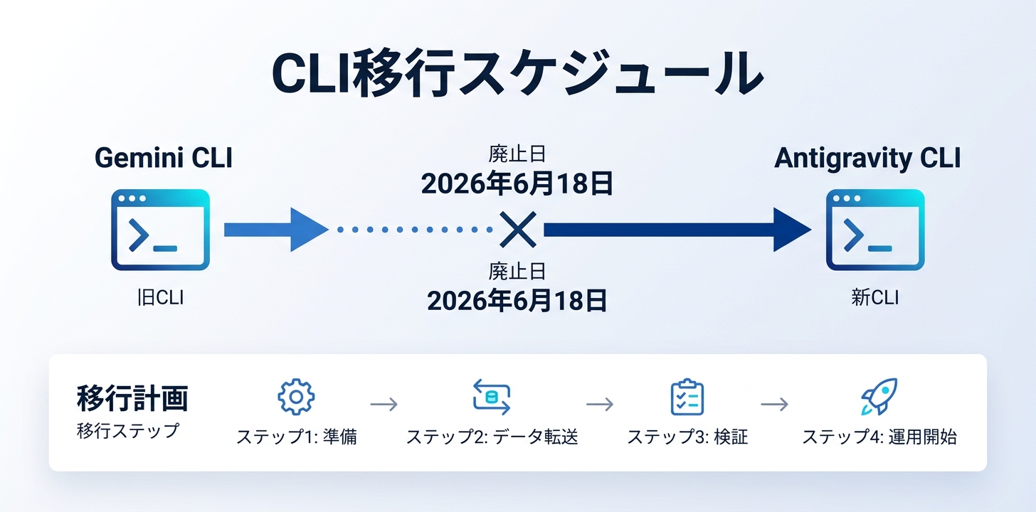 Gemini CLIからの移行——何が変わるのか