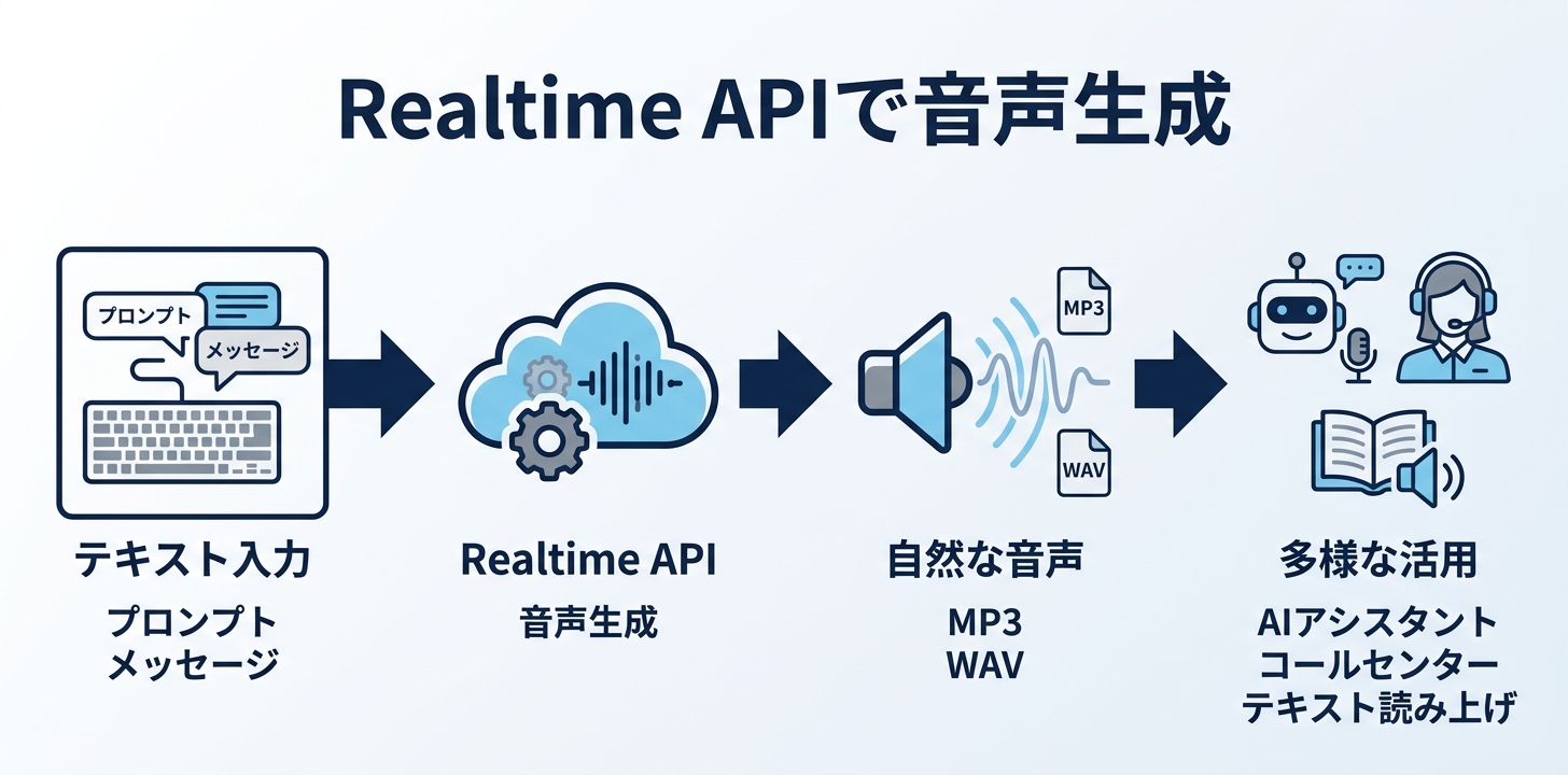 音声生成：テキストから自然な日本語音声を作る