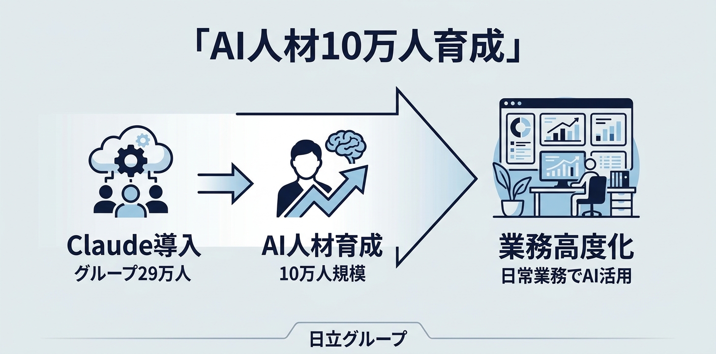 AI人材育成の概要を示す図解