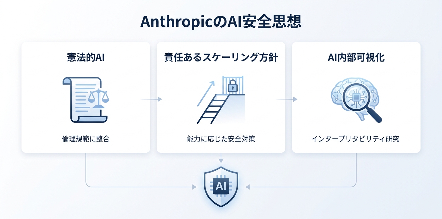 Anthropicの技術哲学を支える3つの柱