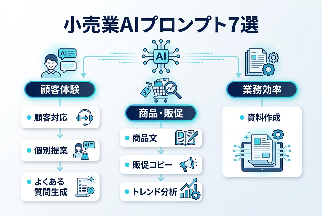 小売業で今すぐ使えるプロンプト5選