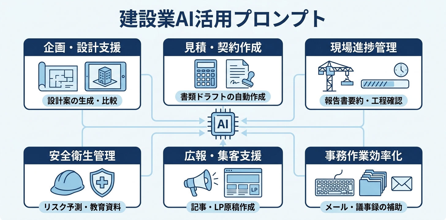 建設業で使えるプロンプト5選