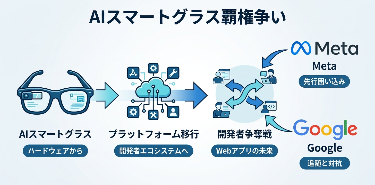 まとめ——AIスマートグラスのプラットフォーム戦争が始まった