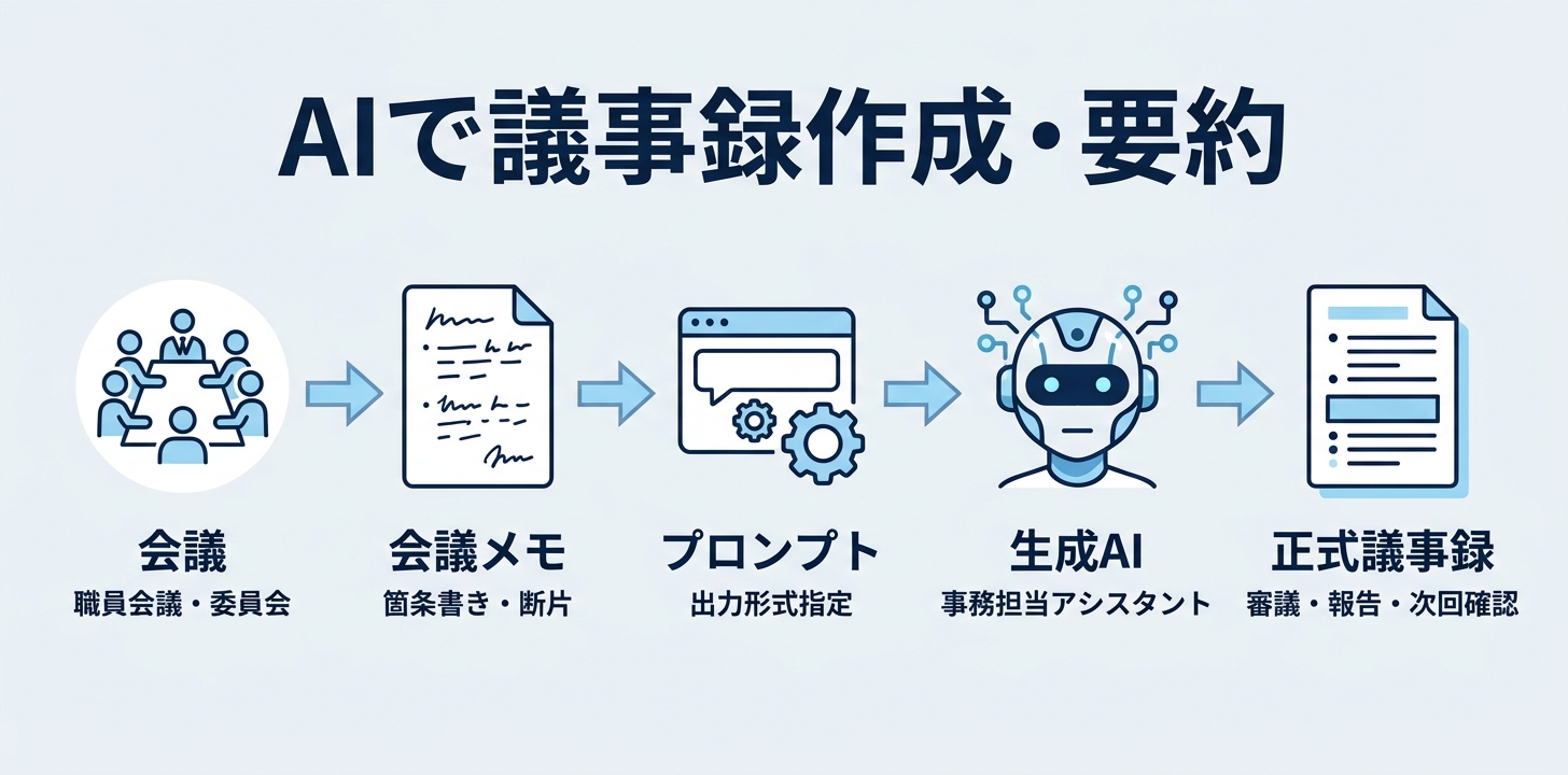 プロンプト⑤:会議議事録の作成・要約