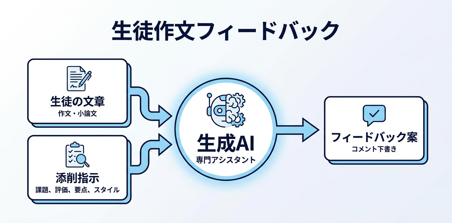 プロンプト⑥:生徒の作文・小論文へのフィードバック