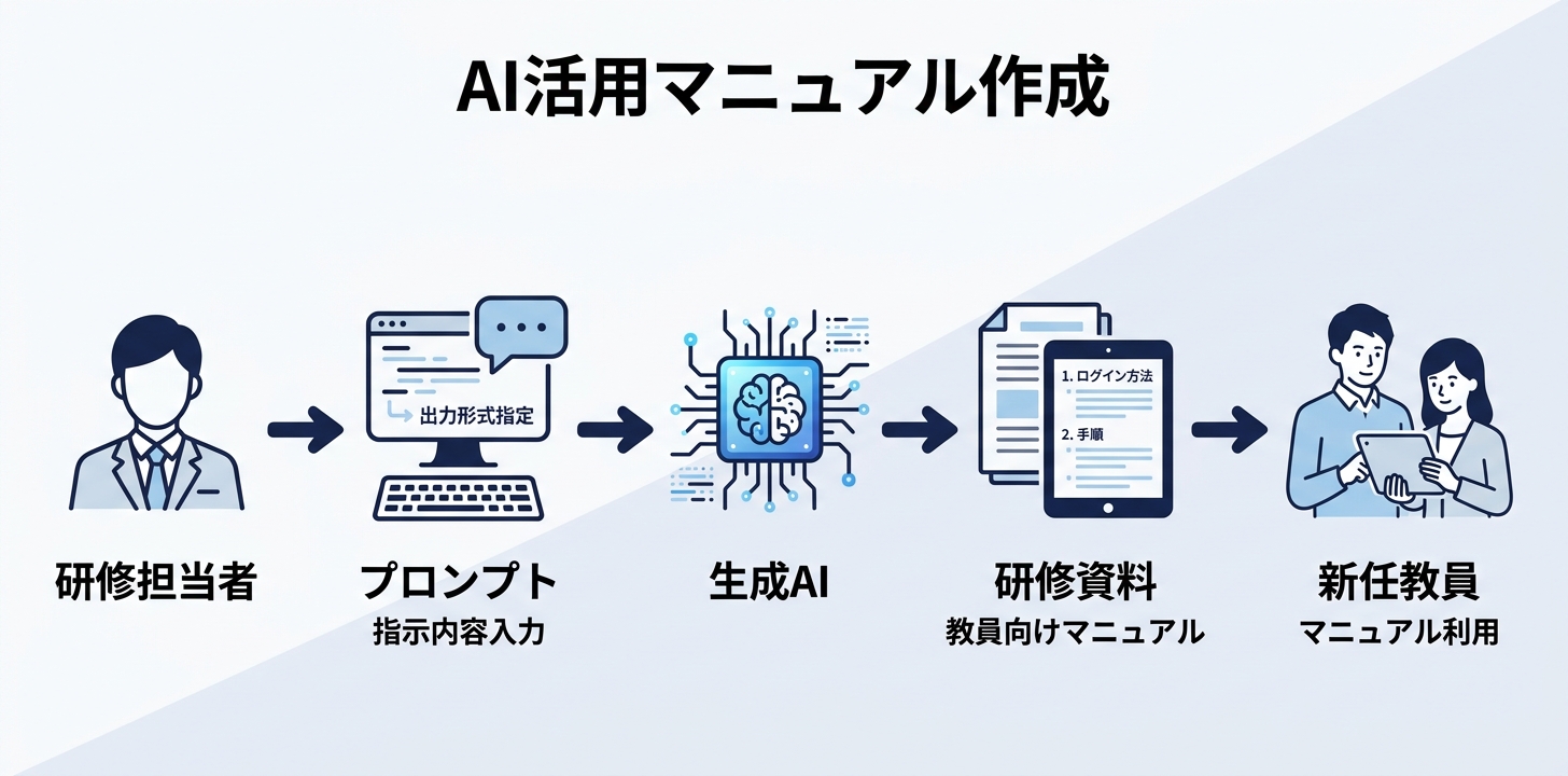 プロンプト⑦:研修資料・教員向けマニュアルの作成