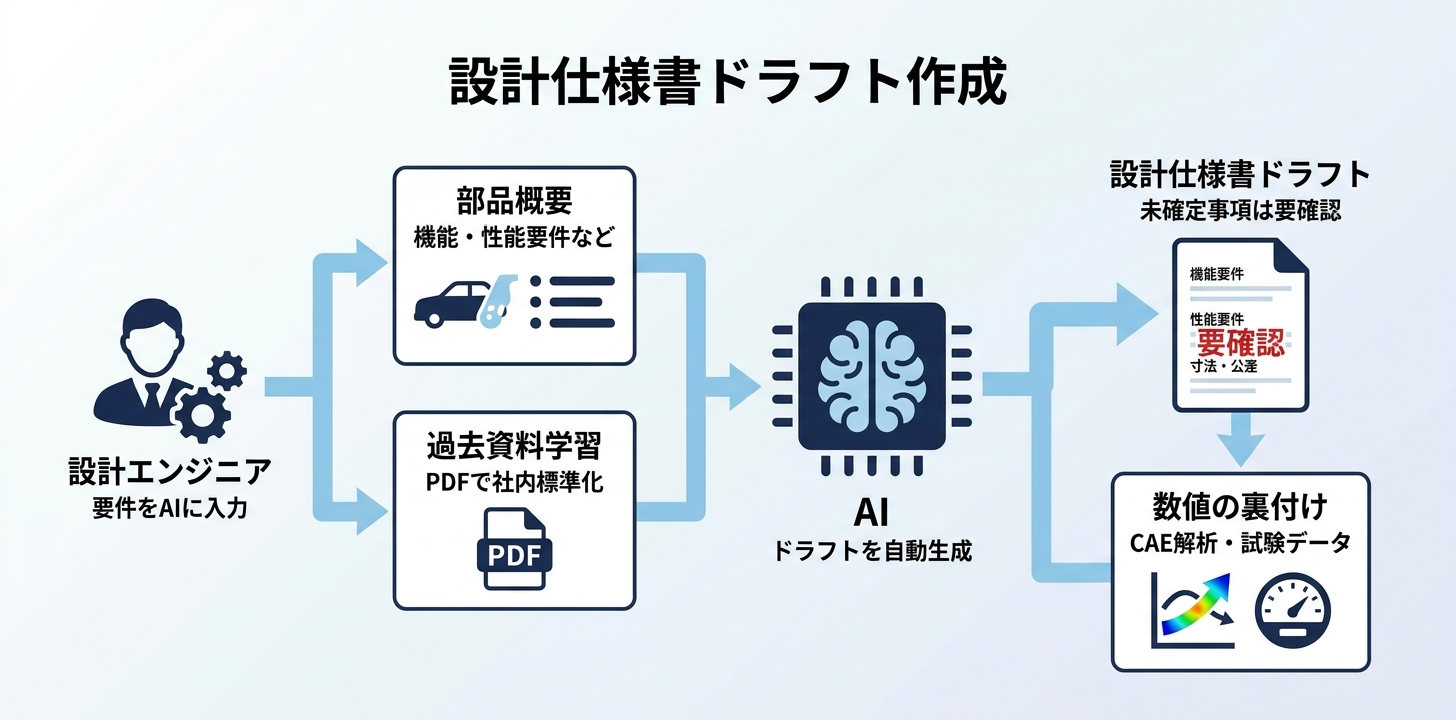 ①【設計・開発】設計仕様書・要件定義のドラフト作成