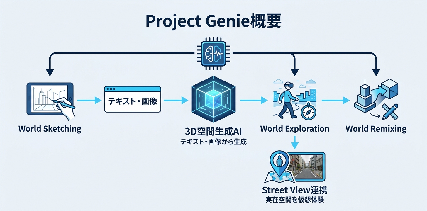 Project Genie——3D世界を生成するAIモデル