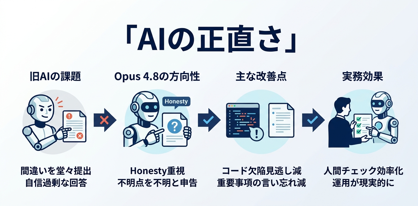 AIの最大リスクを解消する「Honesty」