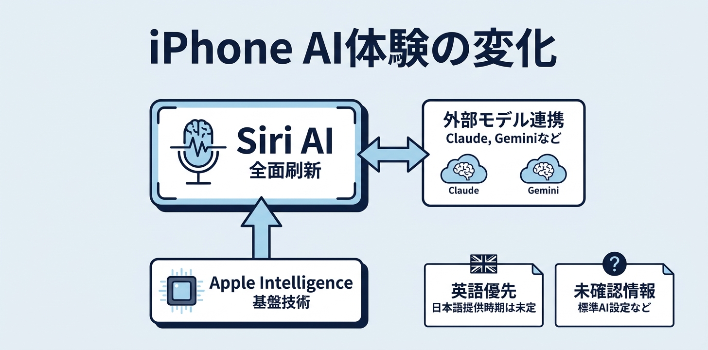 まとめ——iPhoneのAI体験が今秋から変わる