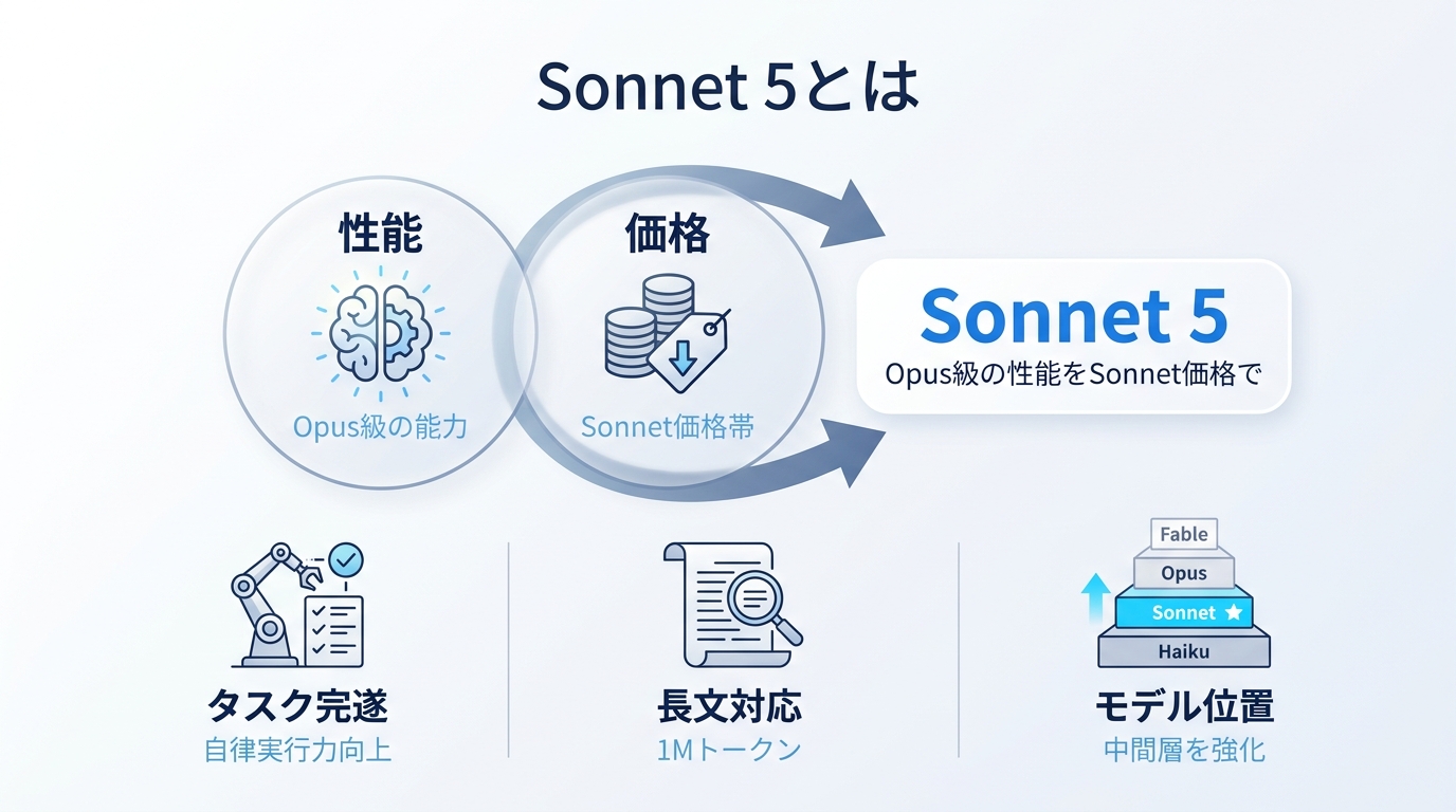 Claude Sonnet 5とは——Opus級の性能をSonnet価格で