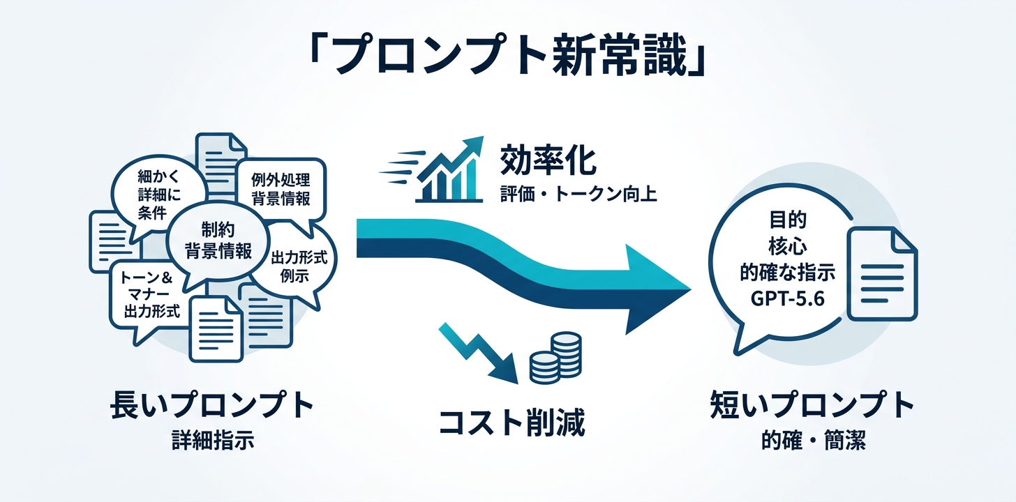 GPT-5.6のプロンプト新常識──「盛る」から「削る」へ