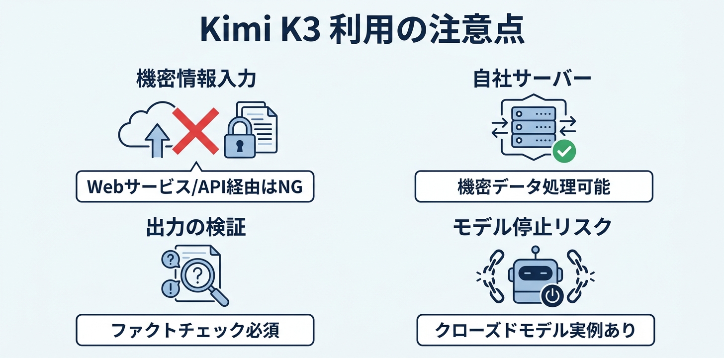 仕事で使うときの注意点