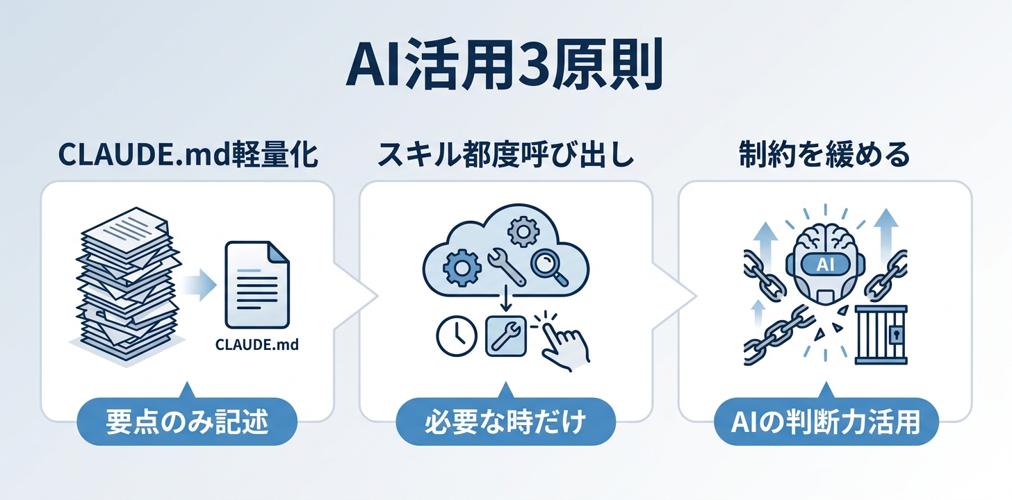 今日から実践する3つのアクション
