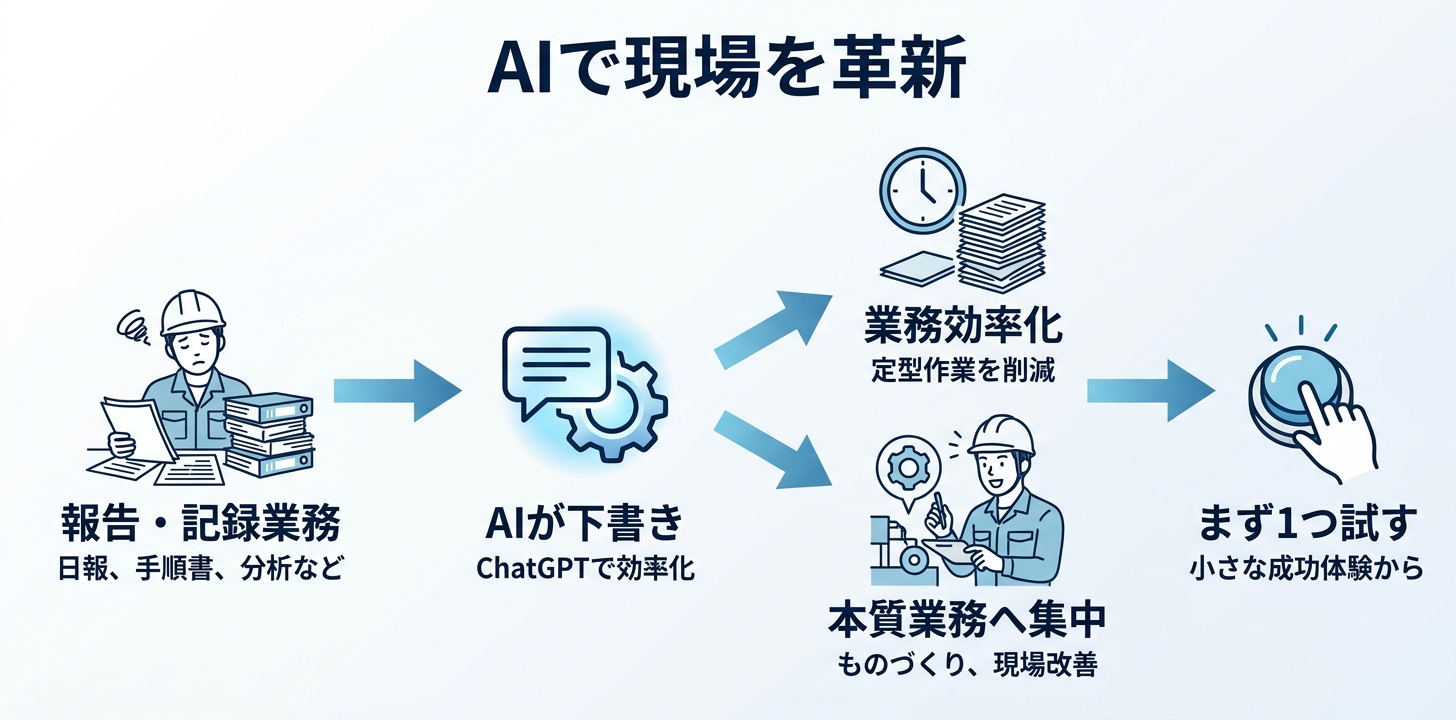まとめ:まずは1つ、明日の業務で試してみよう