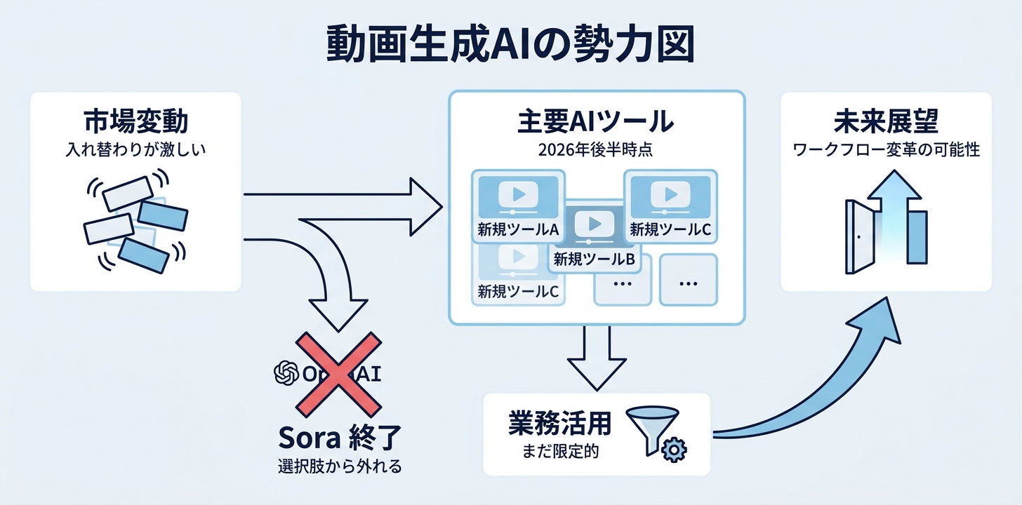 動画生成AI：勢力図が大きく変わった