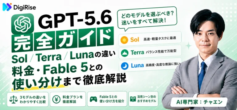 GPT-5.6完全ガイド｜Sol/Terra/Lunaの違い・料金・Claude Fable 5との使い分けまで徹底解説