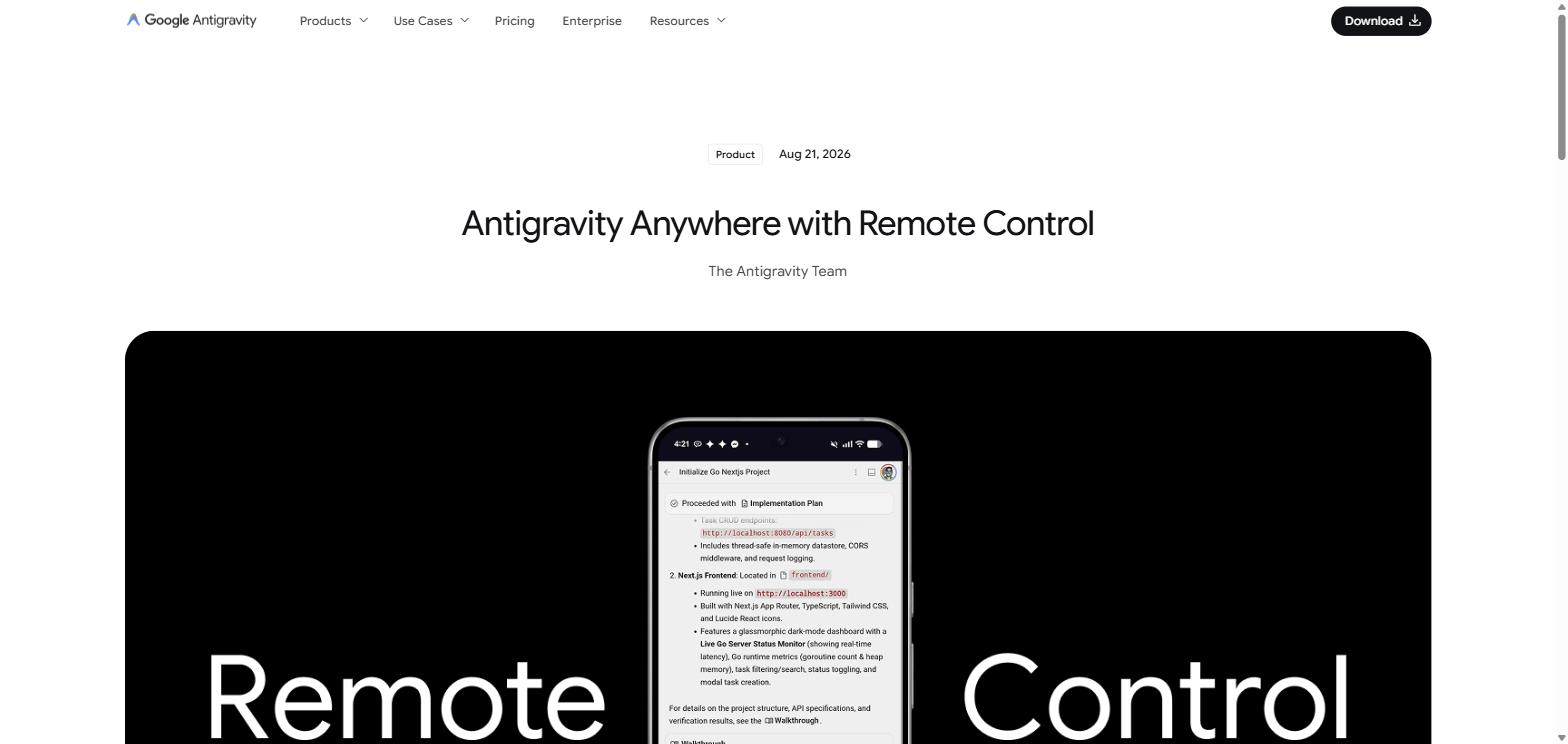 Antigravity Remote Control の公式ブログ