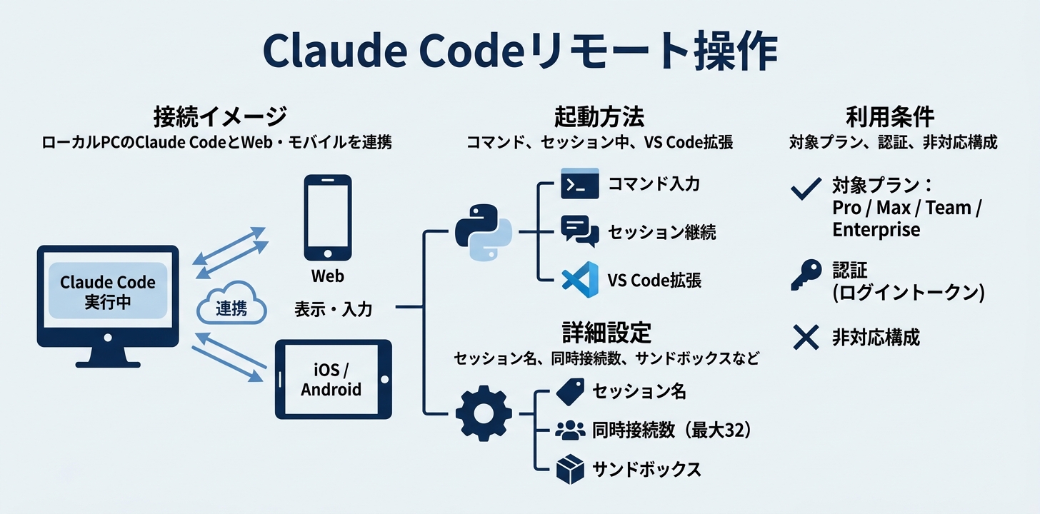 Claude Code Remote Controlでできること