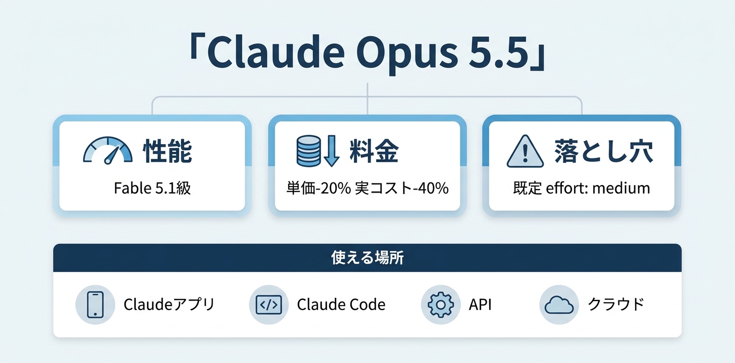 Claude Opus 5.5とは|Claude 5.5世代の1本目