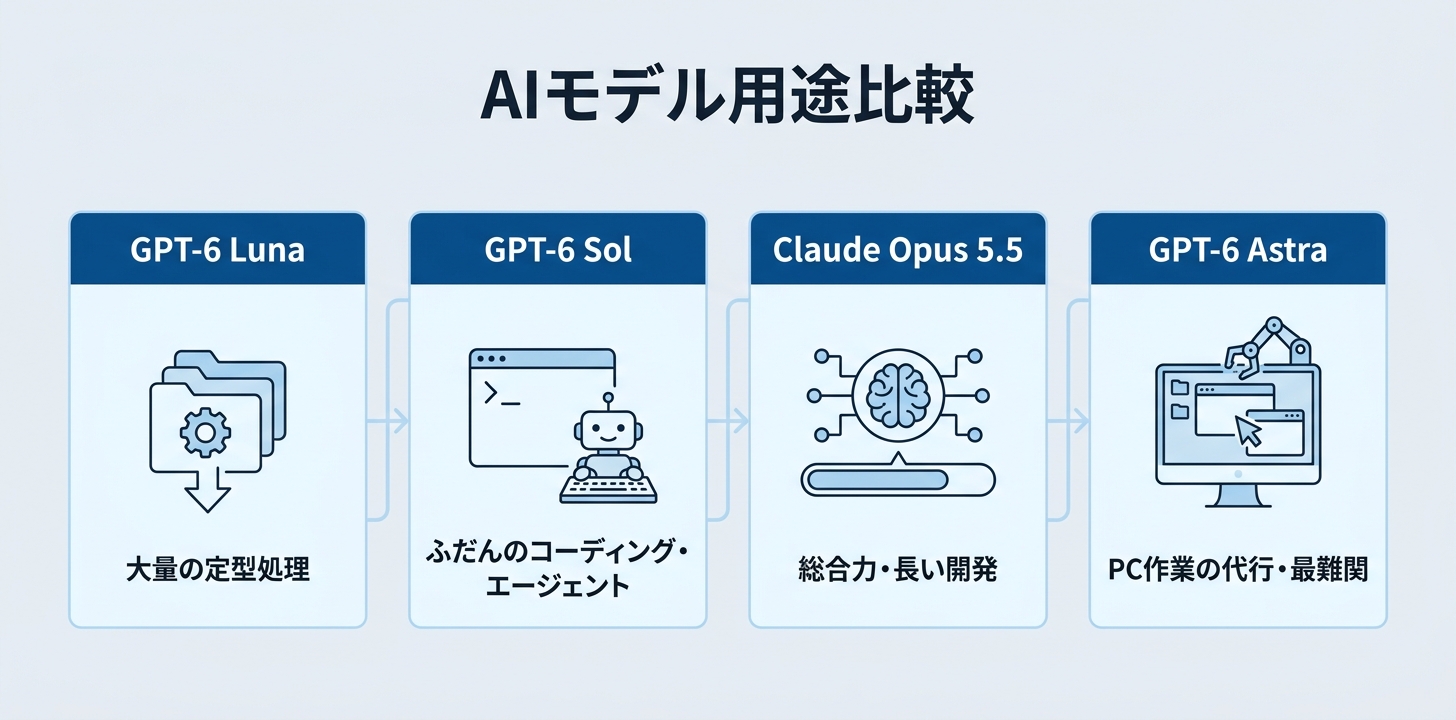 Astra・Claude Opus 5.5とどう使い分けるか