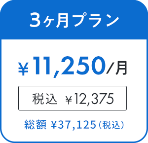 3ヶ月プラン